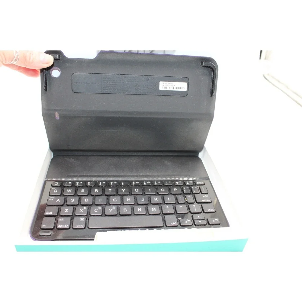 Logitech Ultra‎ Thin Keyboard Mini For iPad Mini Purple with USB Cable & Case